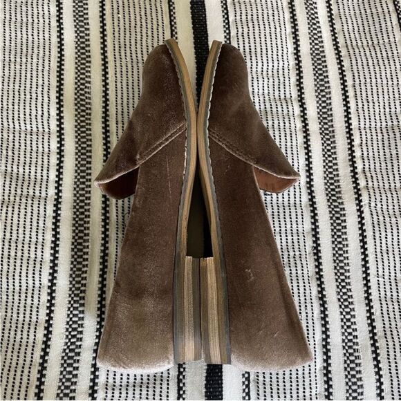 Indigo Rd Velvet Driving Loafers Size 6 Shoes Classic Retro Flats Old Money Prep - Picture 12 of 13